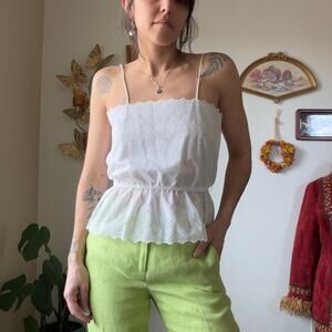 Vintage Eyelet Tank Top